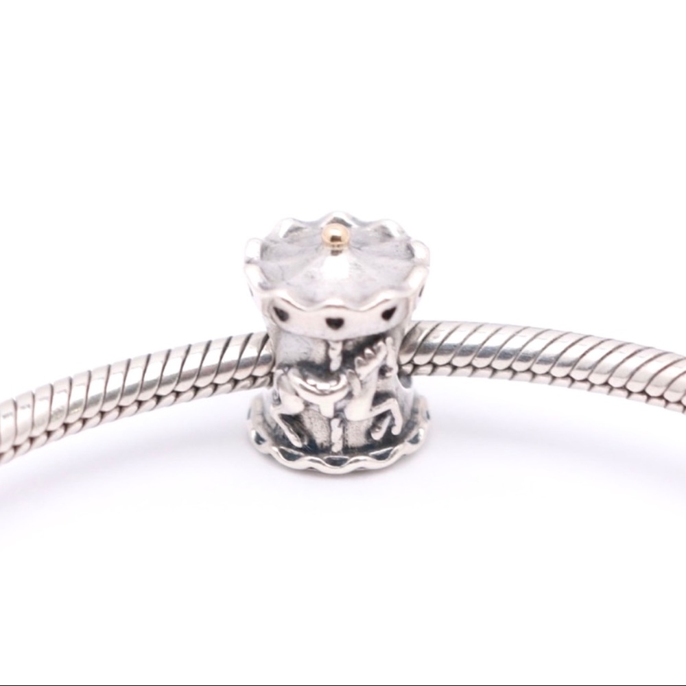 Authentic PANDORA Sterling Silver Carousel Charm - 791236 - Picture 5 of 10